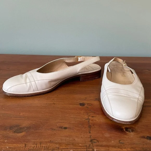 Gravati per Neiman Marcus leather slingback shoe - Picture 4 of 10